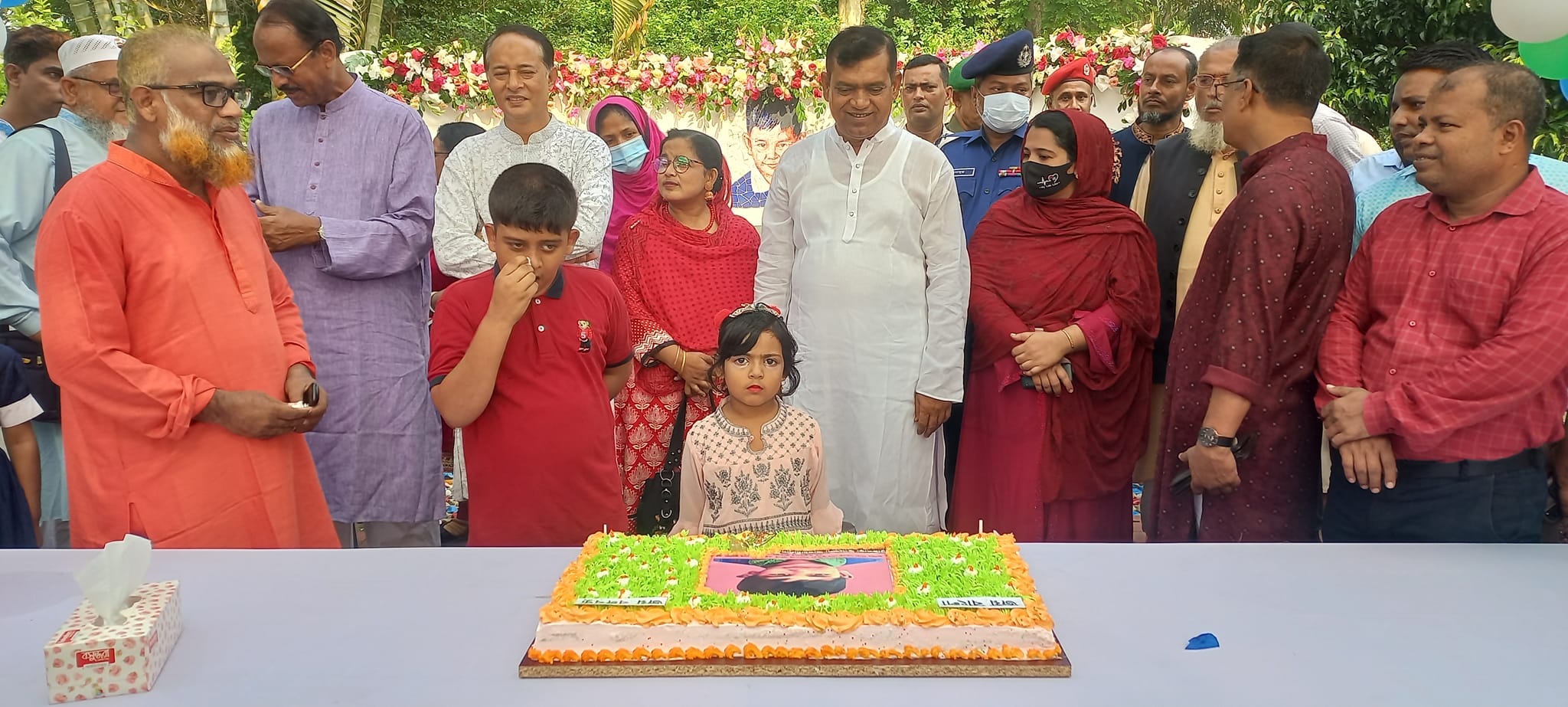 টুঙ্গিপাড়া পৌরসভার পক্ষ থেকে শেখ রাসেলের ৫৯ তম জন্মদিন উদযাপন।